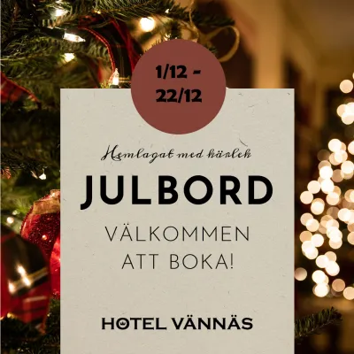 julbord hotell vännäs